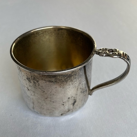 Vintage Royal Danish Sterling Baby Cup - Picture 1 of 12